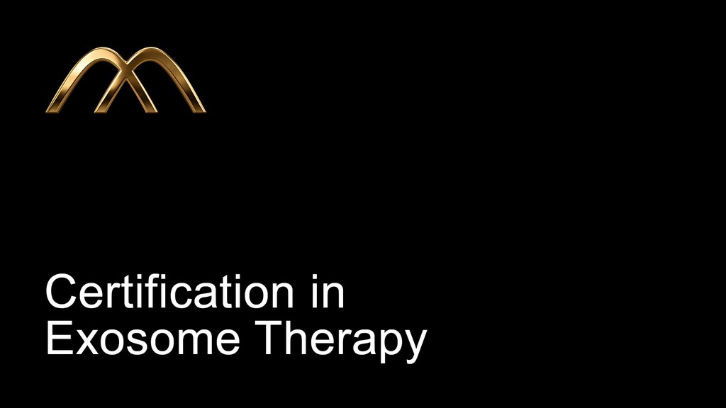 Certification in Exosome Therapy